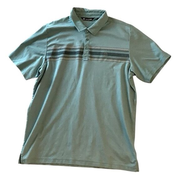 Travis Mathew Polo Golf Shirt Men's Size XL Pima Cotton/Poly Blend FWCC Logo - Picture 1 of 9